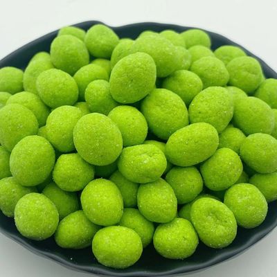 Buen precio Bocado revestido asado picante del cacahuete de los cacahuetes al por mayor del Wasabi de la fábrica en línea