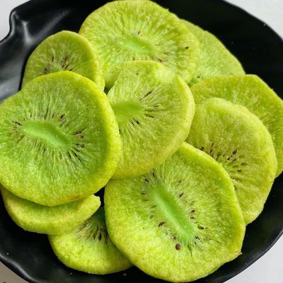 Buen precio El vacío verde nutritivo Fried Fresh Kiwi Organic Snacks de las frutas secó microprocesadores del kiwi en línea