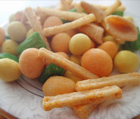 Buen precio Mezcla china de la galleta del arroz del buen mejor precio sabroso con bocado curruscante de la galleta del triángulo libre del gluten de las nueces en línea