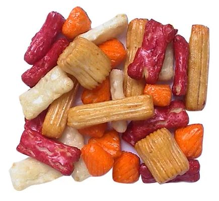 Buen precio Pequeñas y auténticas galletas de arroz senbei japonesas con una vida útil de 12 meses en línea