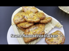 Curry curruscante Chili Black Pepper Flavor Snack Fried Rice Cracker de la alga marina de las galletas del arroz