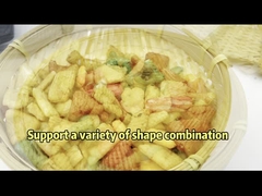 el OEM sopló galleta curruscante del arroz en fabricantes chinos del bocado a granel