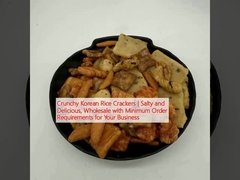 Tortillas de arroz coreanas crujientes.