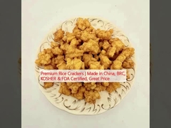 Galletas de arroz de primera calidad. Fabricadas en China, BRC, Kosher y FDA certificados, gran precio.